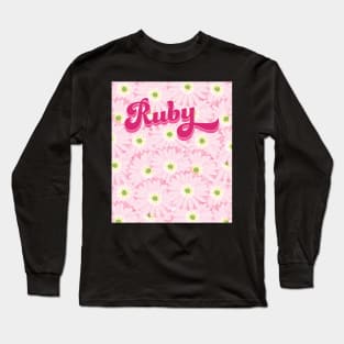 Gerberas - Ruby Long Sleeve T-Shirt